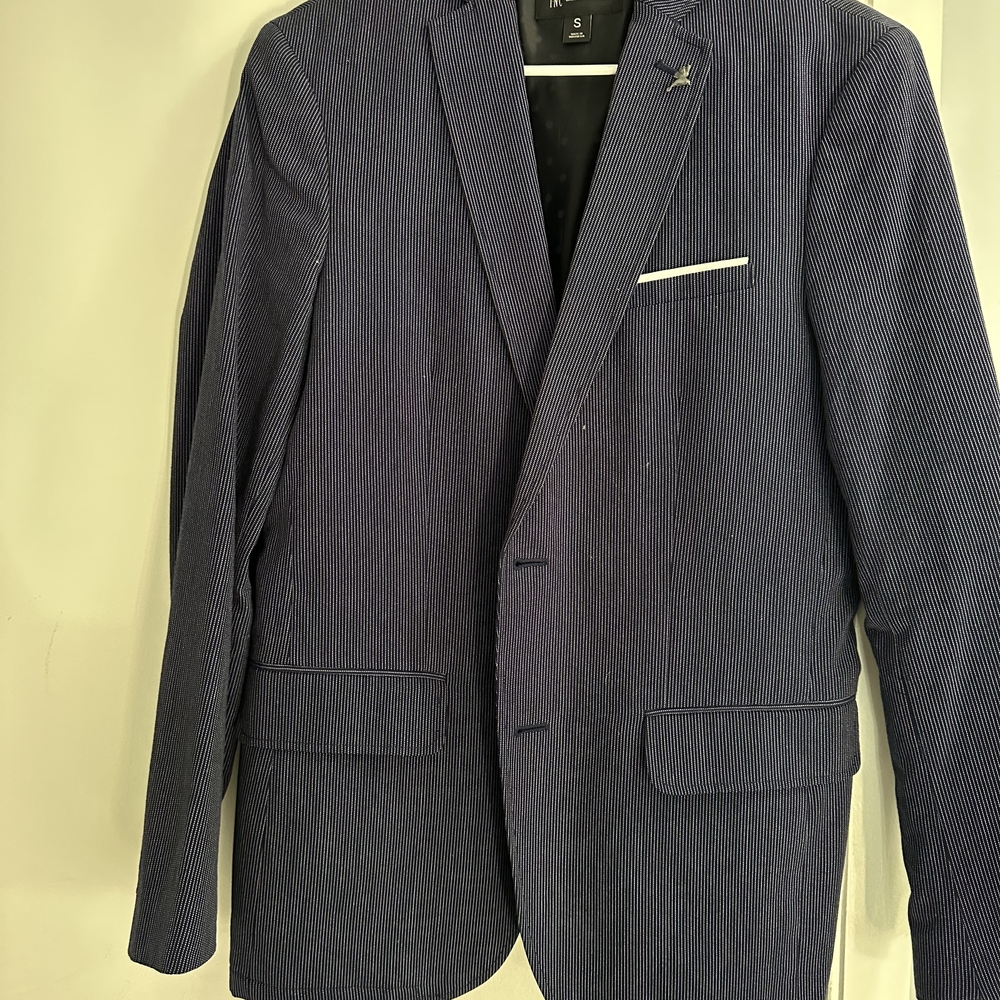 INC International Concepts Charcoal Sport Coat Modern Cut